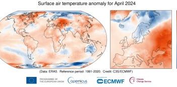 Copernicus warns April 2024 was the hottest on record as global temperature record streak continues